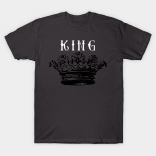 King with crown design T-Shirt